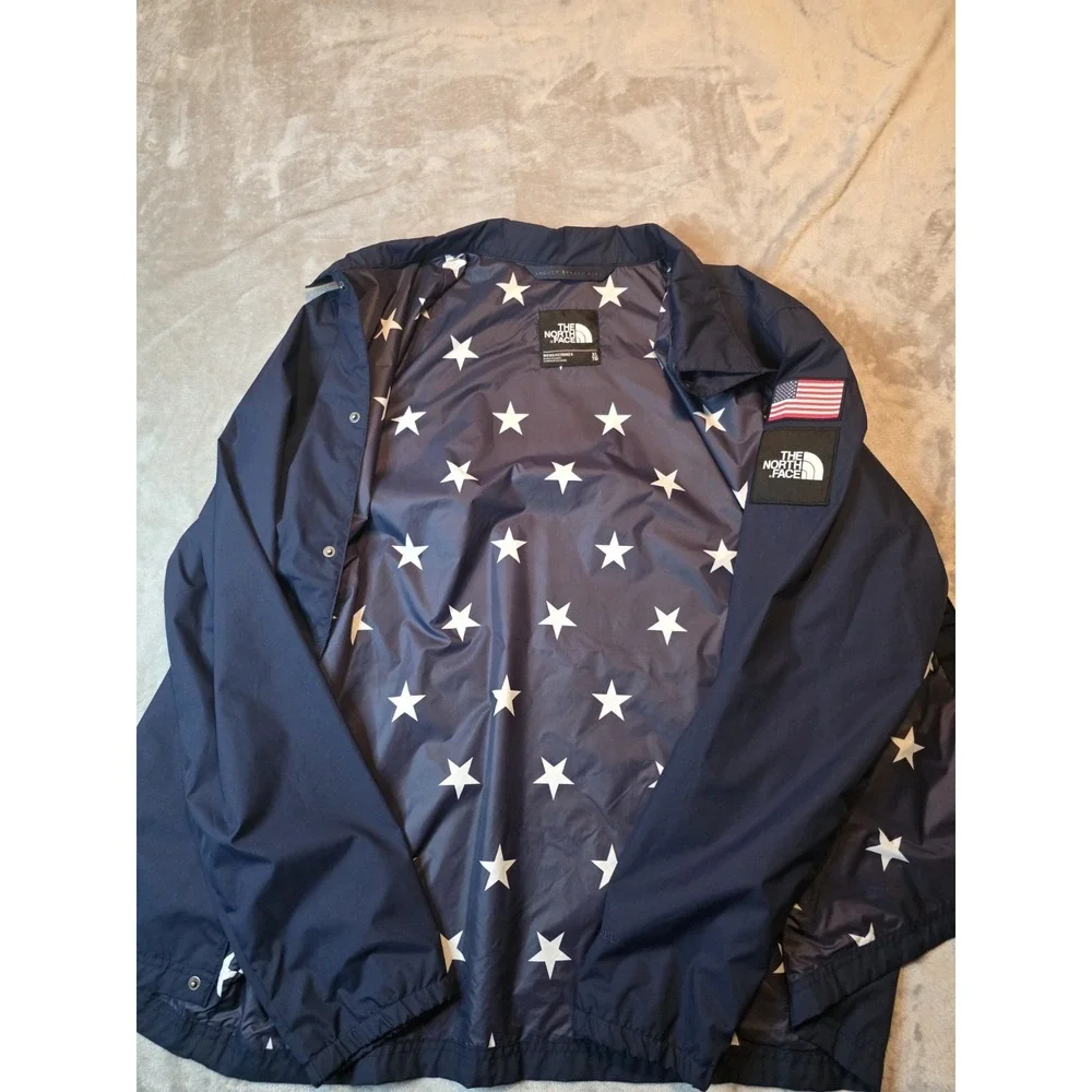 The North Face Mens Jacket XL Black International Collection USA Flag Olympic